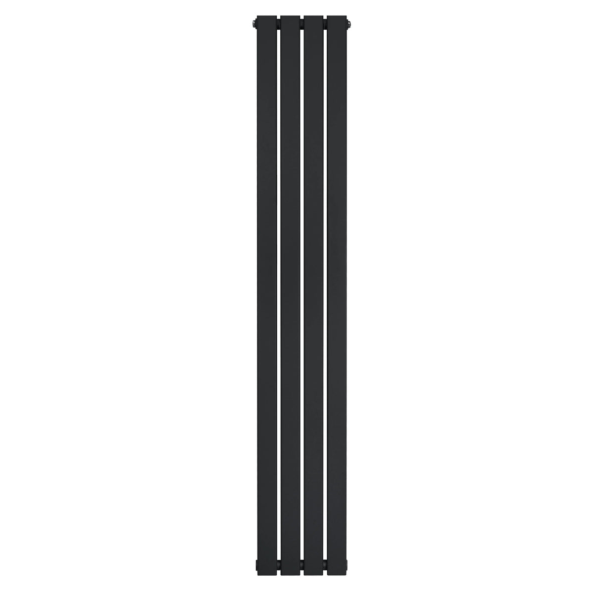 Flat Single Column Radiator - 1800 x 280mm - Black