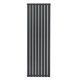 Flat Single Column Radiator - 1800 x 560mm - Anthracite Grey