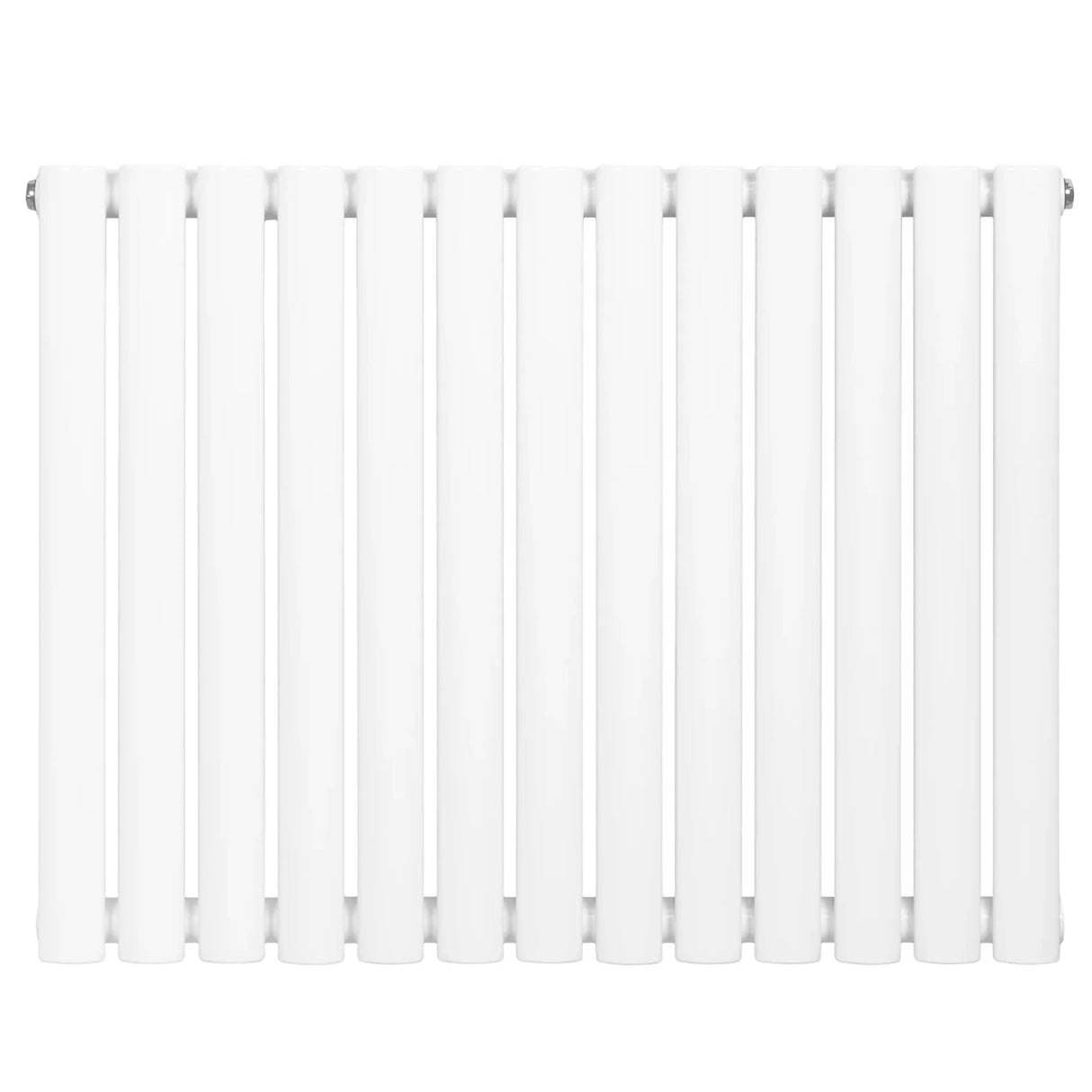Oval Single Column Radiator - 600 x 780mm - White