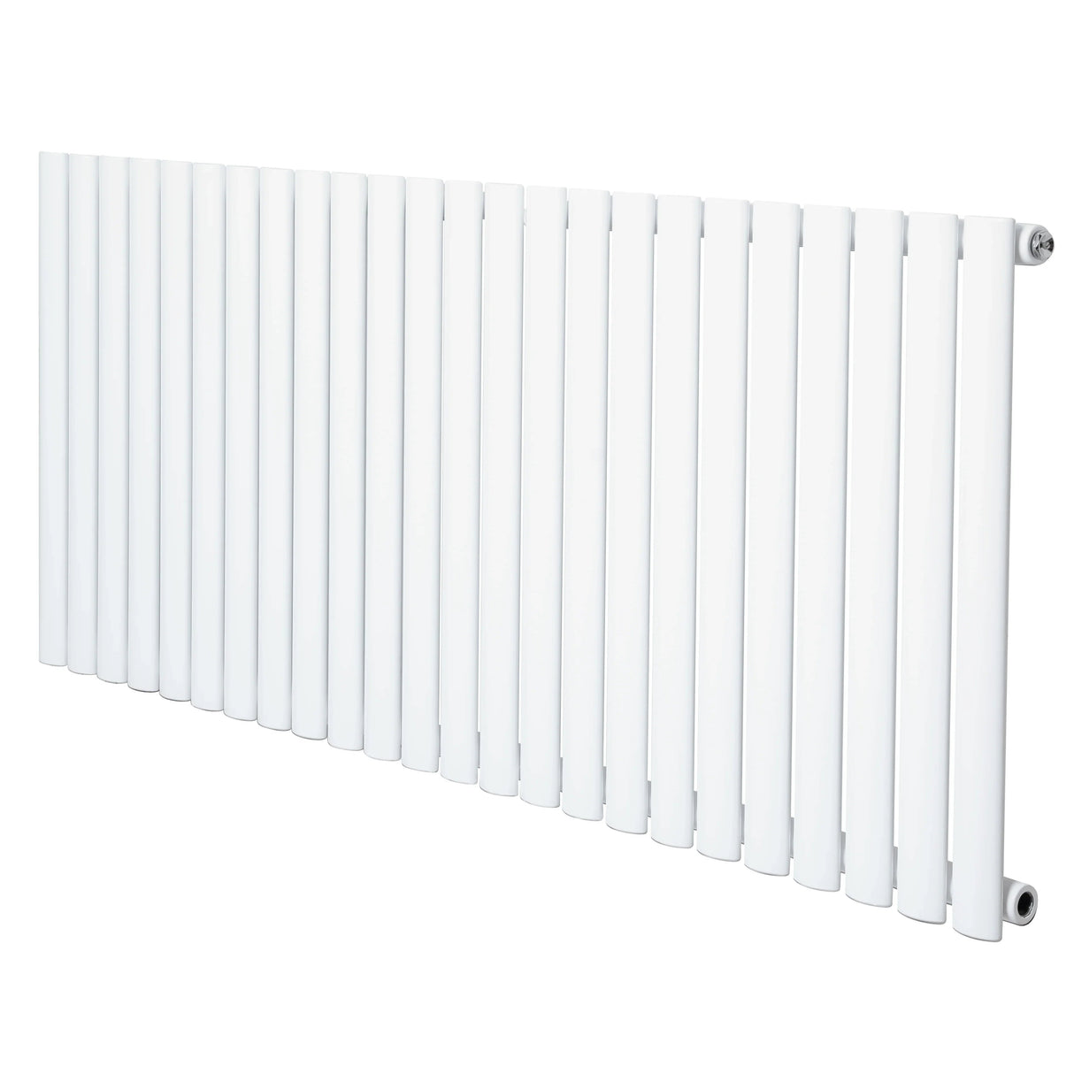 Oval Single Column Radiator - 600 x 1440mm - White