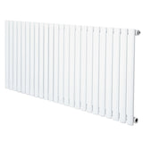 Oval Single Column Radiator - 600 x 1440mm - White