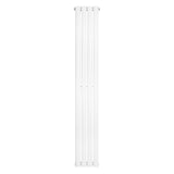 Oval Single Column Radiator - 1600 x 240mm - White