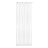 Oval Single Column Radiator - 1600 x 600mm - White
