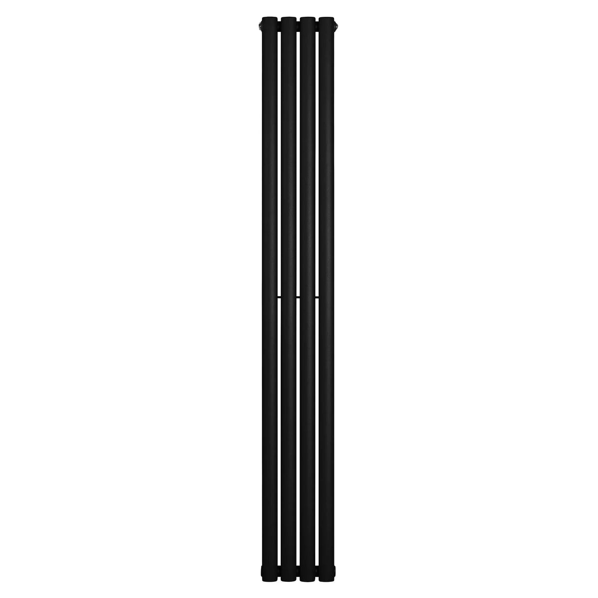 Oval Single Column Radiator - 1800 x 240mm - Black