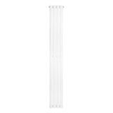 Oval Single Column Radiator - 1800 x 240mm - White