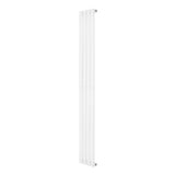 Oval Single Column Radiator - 1800 x 240mm - White