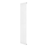 Oval Single Column Radiator - 1800 x 360mm - White