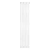 Oval Single Column Radiator - 1800 x 360mm - White