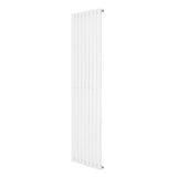 Oval Single Column Radiator - 1800 x 480mm - White