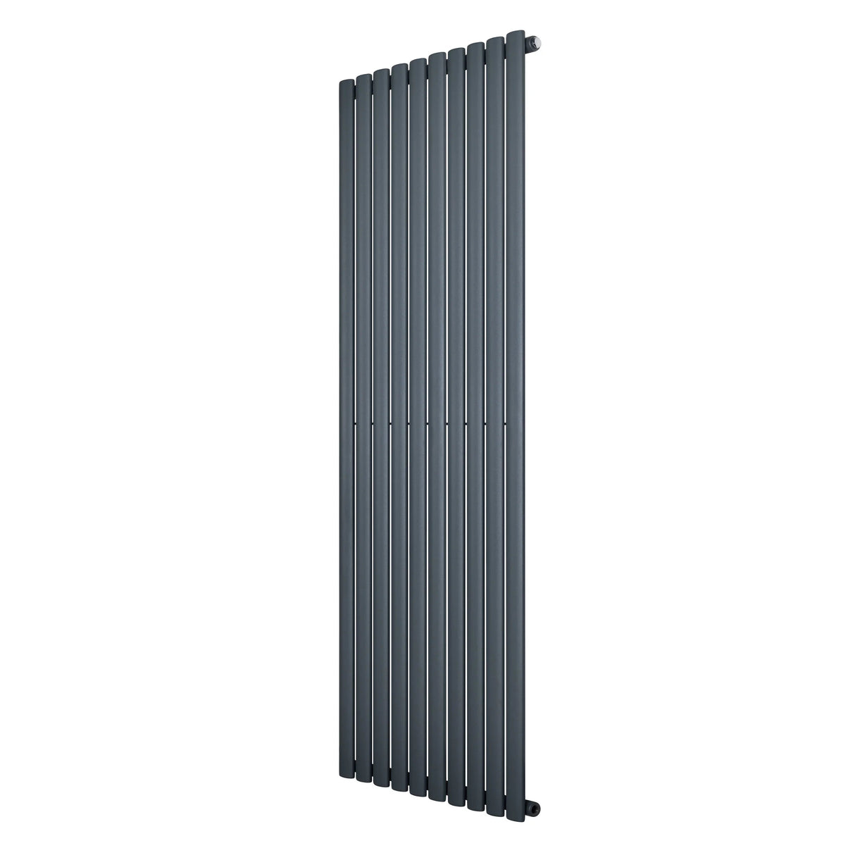 Oval Single Column Radiator - 1800 x 600mm - Anthracite Grey