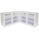 Fusion Brilliant White Shop Counter & Retail Display Set