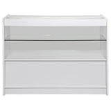 C1200 Retail Shop Counter - Brilliant White