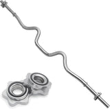 Body Revolution EZ 1" Super Curl Barbell Bar - 1.2m