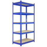 3 x Q-Rax Blue Metal Racking Units 90 x 50 x 180cm