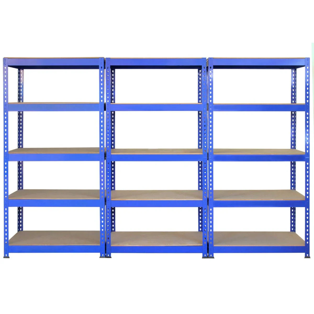 5 x Q-Rax Blue Metal Racking Units 90 x 50 x 180cm