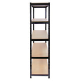 Monster Racking T-Rax Metal Storage Shelves, Black, 90cm W, 45cm D