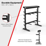 Multi Purpose Weight & Bar Storage Rack