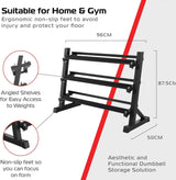 Dumbbell Rack Wide 3 Tier