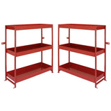 Monster Racking Volcano Metal Van Shelving Unit Duo