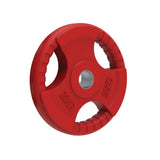 1 x 20kg Tri Grip Colour Rubber 2" Olympic Weight Plates