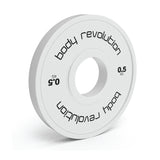 2 x 0.5kg Fractional Bumper Plates