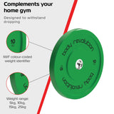 Body Revolution 2 x 10Kg Green Olympic Bumper Plates