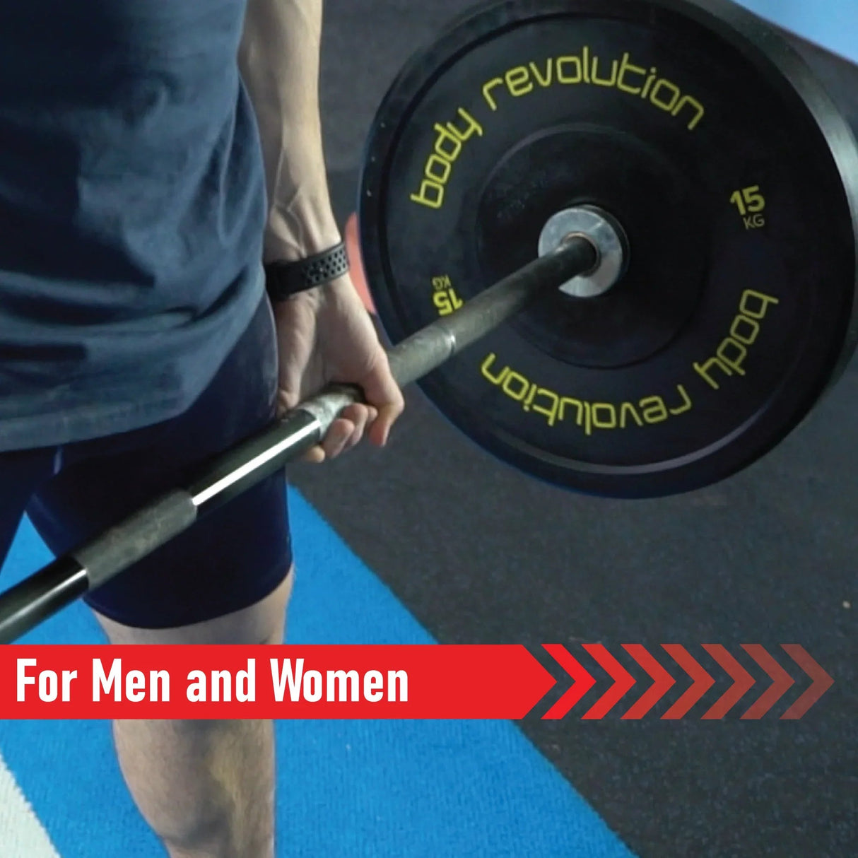 Body Revolution Olympic Black Bumper Plate 80kg Bundle