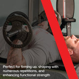 2x 15kg Cast Iron Weight Plates - 1" Standard Tri Grip