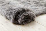 Stone Grey Shearling Yin Yoga Mat - find calm in the stillness. Free next day UK shipping and Luxury Ribboned Gift Box