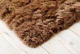 Teddy Bear Brown Shearling Yin Yoga Mat - Naturally beautiful. Free UK next day shipping and gift box.