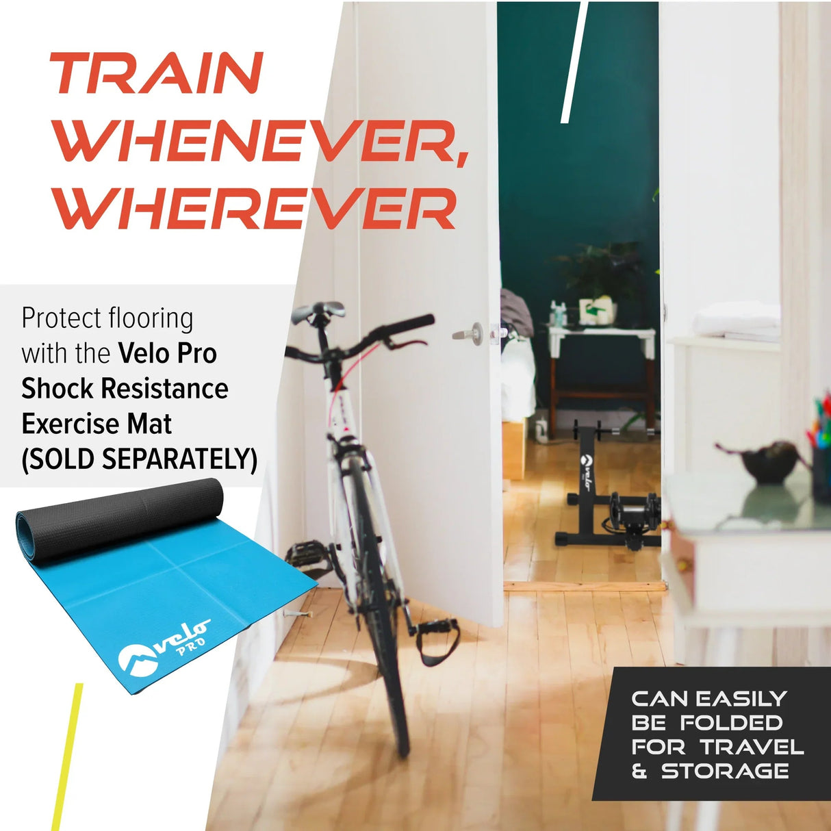 Velo Pro White Magnetic Turbo Trainer