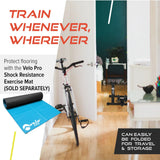 Velo Pro Red Magnetic Turbo Trainer with Mat