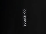 SOLACE+CO Addison 2 Seater Sofa with Caster Legs Black Velvet