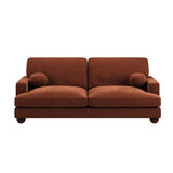 SOLACE+CO Addison 3 Seater Sofa Burnt Orange Chenille