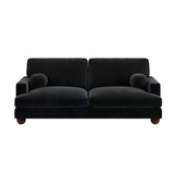 SOLACE+CO Addison 3 Sofa Black Velvet