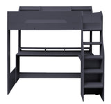 Flair Skyhigh Single Gaming High Sleeper Anthracite