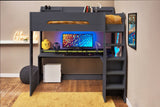 Flair Skyhigh Single Gaming High Sleeper Anthracite