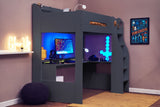 Flair Skyhigh Single Gaming High Sleeper Anthracite