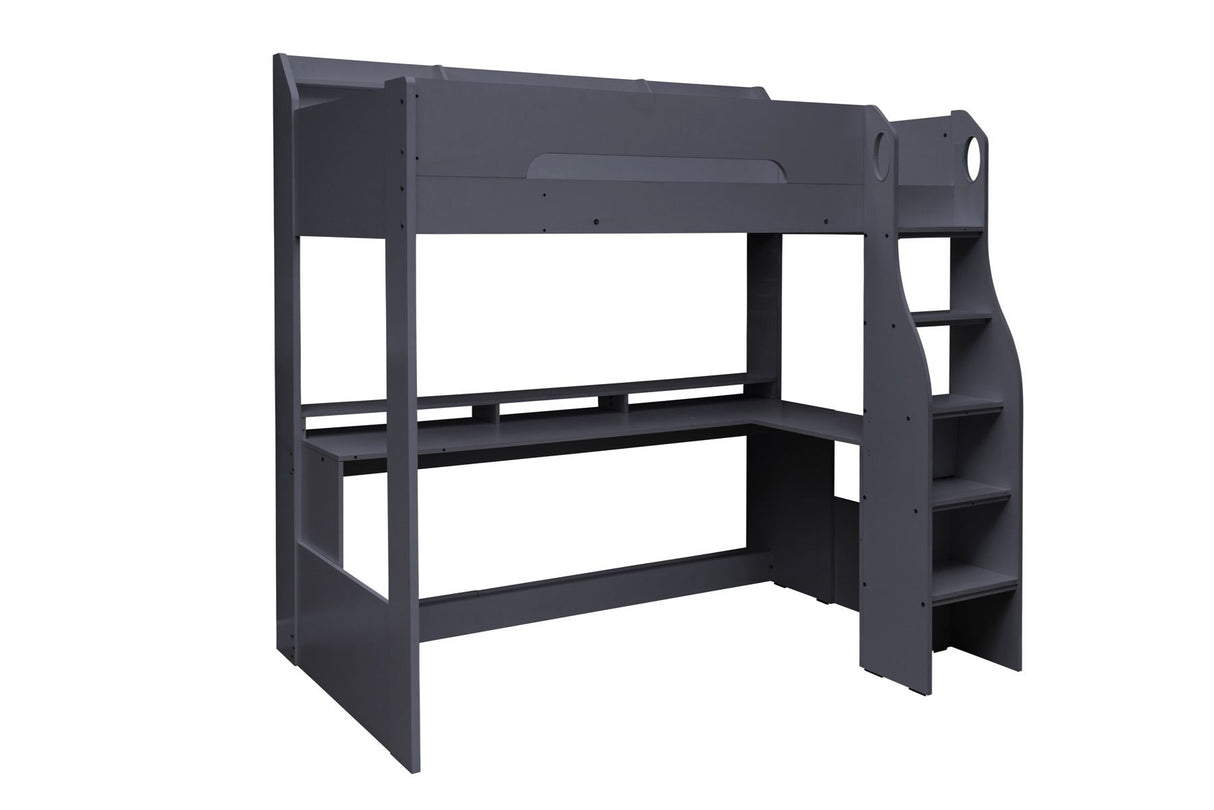 Flair Skyhigh Single Gaming High Sleeper Anthracite