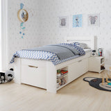 Noomi Hansa Storage Bed Frame White (FSC-Certified)