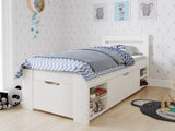 Noomi Hansa Storage Bed Frame White (FSC-Certified)