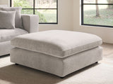 SOLACE+CO Asher Footstool Beige Boucle