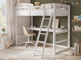 Flair Jules High Sleeper with Desk White