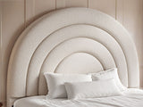 Flair Ava Small Double Ottoman Bed Cream Boucle