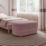 Flair Ava Single Boucle Bed Frame Pink
