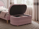 Flair Ava Single Boucle Bed Frame Pink