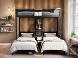 Flair Axton Metal Triple Bunk Bed