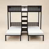 Flair Axton Metal Triple Bunk Bed