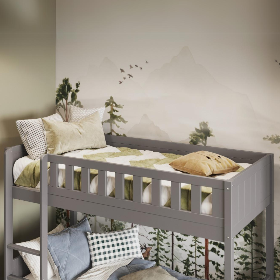 Flair Bea Shorty Wooden Bunk Bed Grey
