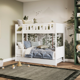 Flair Bea Shorty Wooden Bunk Bed White